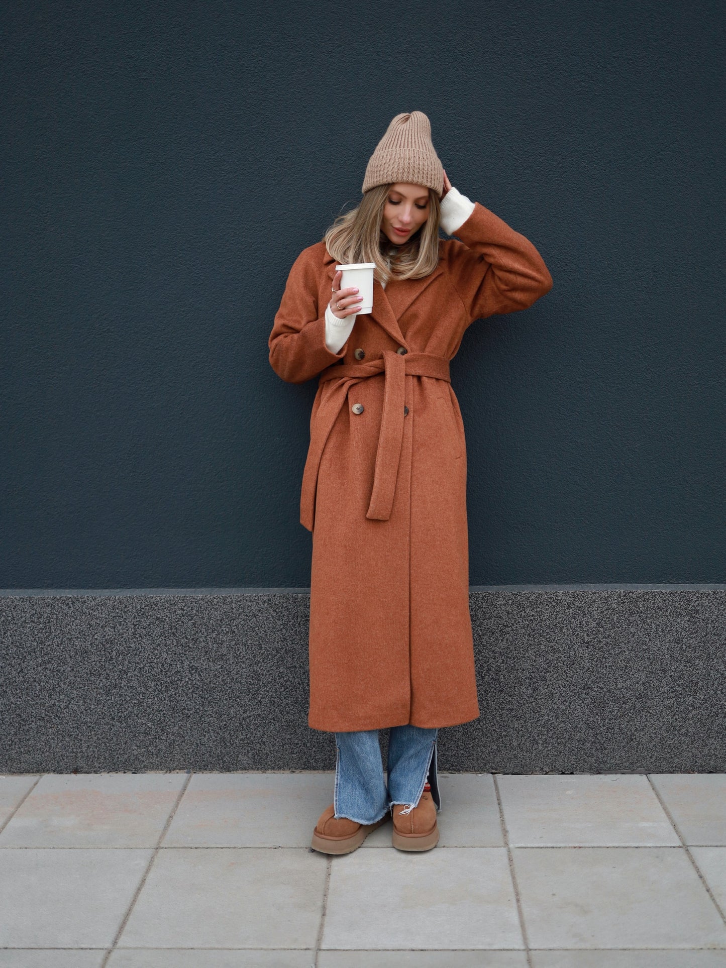 Caramel Pile Coat