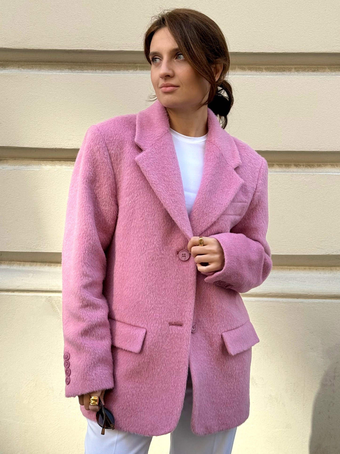 Pink Wool Jacket